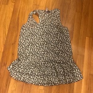 Cheetah print summer top
